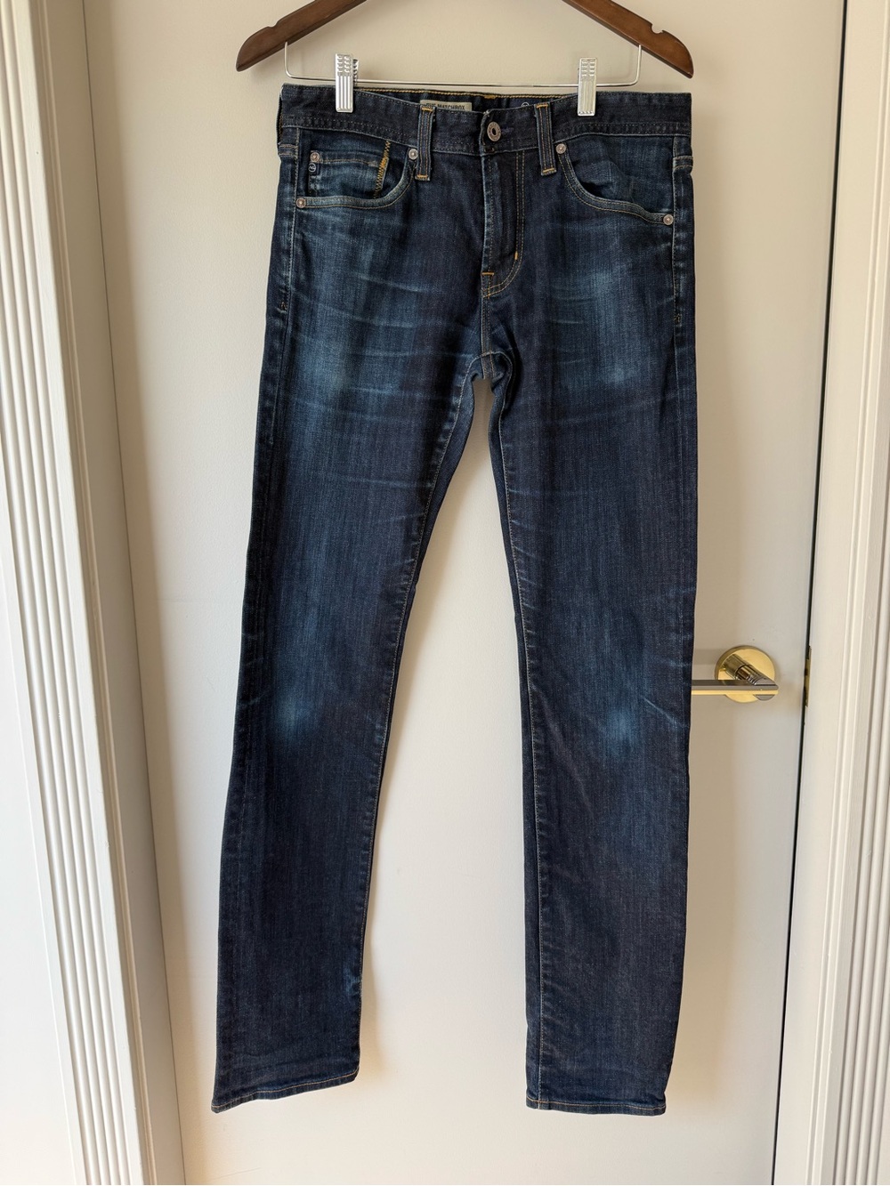AG Mens The Matchbox Slim Straight Jeans